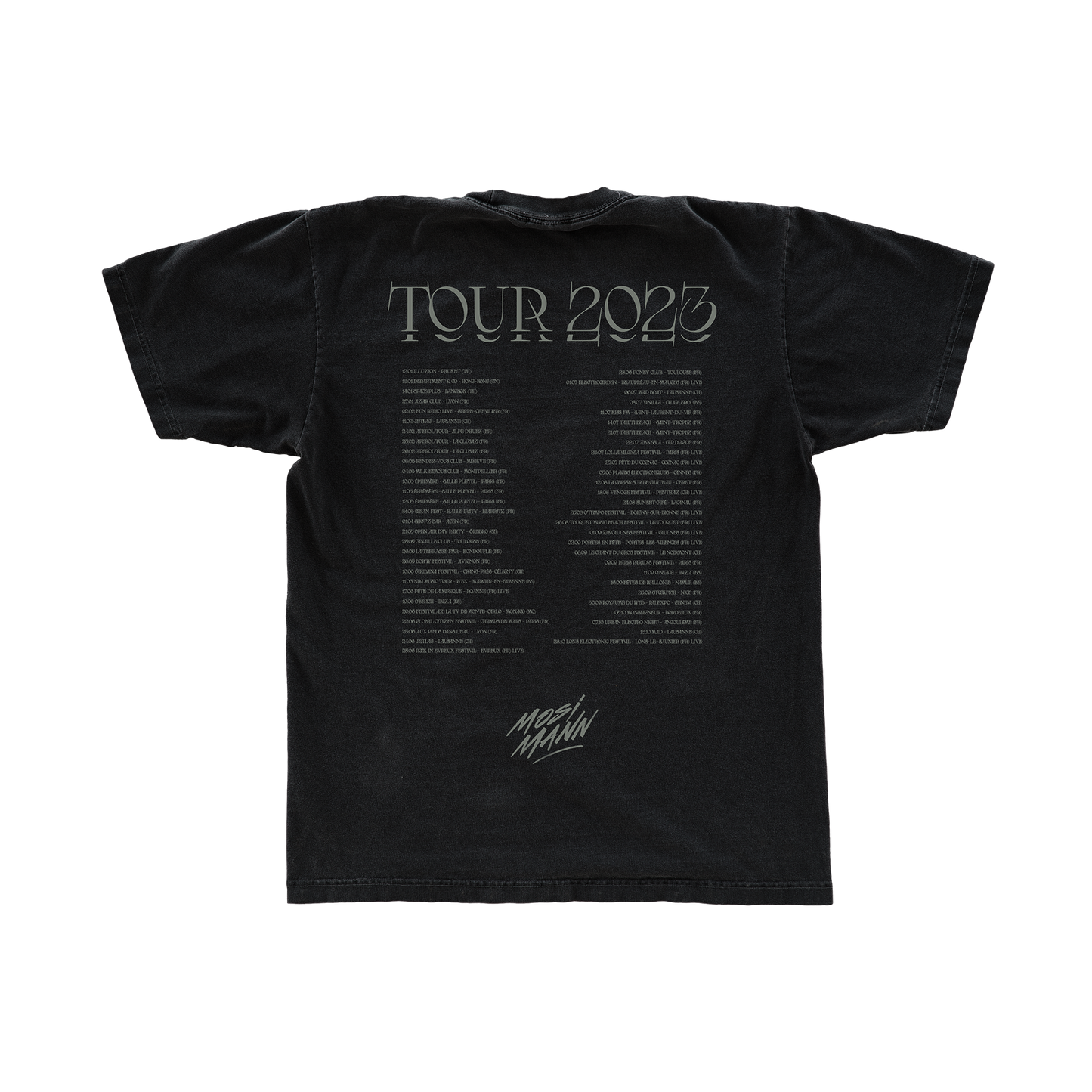 T-SHIRT "TOUR 2023"